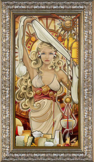 "Goddess of Cheese" Giclee (Nude Variant Available)