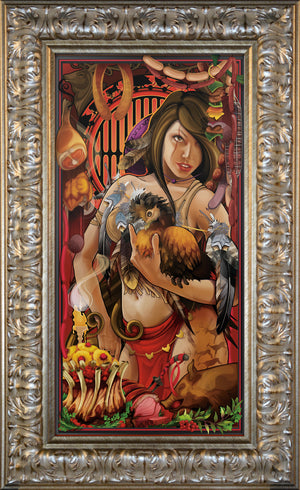 "Goddess of Meat" Giclee (Nude Variant Available)