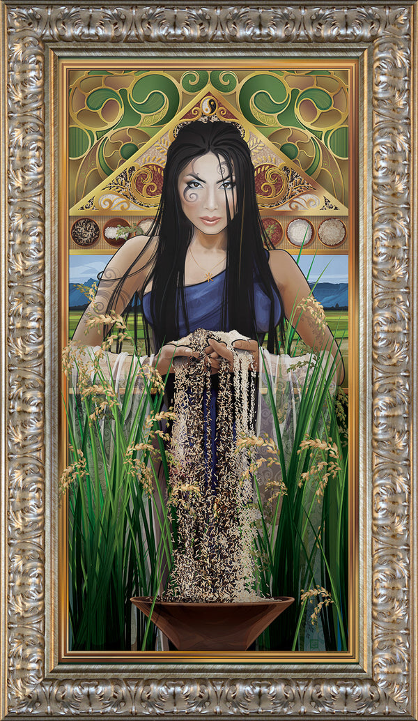"Goddess of Rice" Giclee (Nude Variant Available)