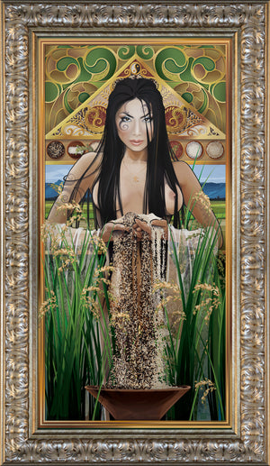 "Goddess of Rice" Giclee (Nude Variant Available)