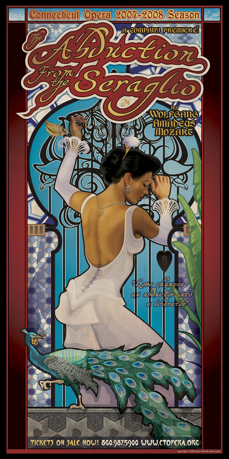 "Abduction from the Seraglio" Giclee