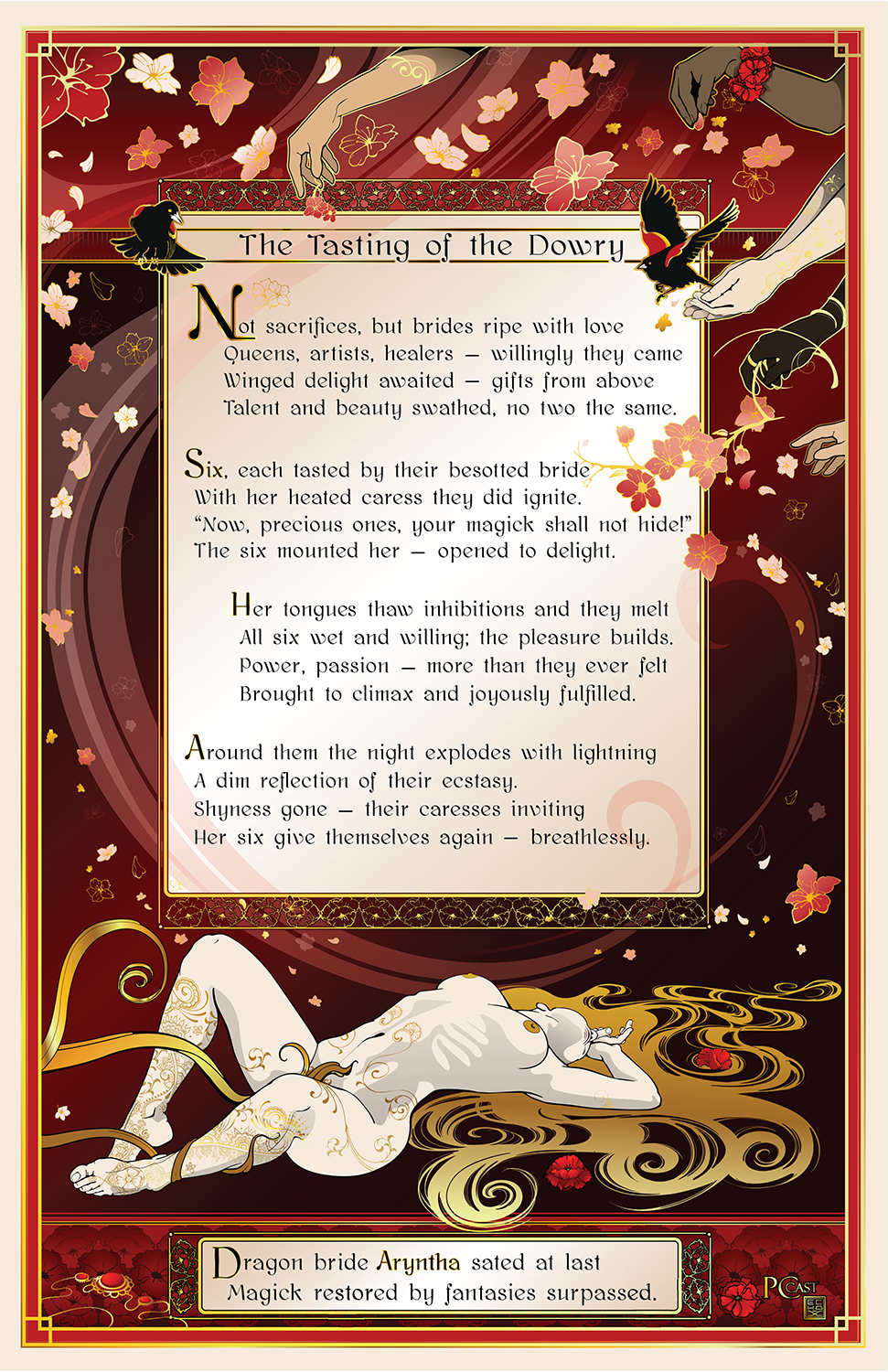 "Tasting of the Dowry" - Foil Print